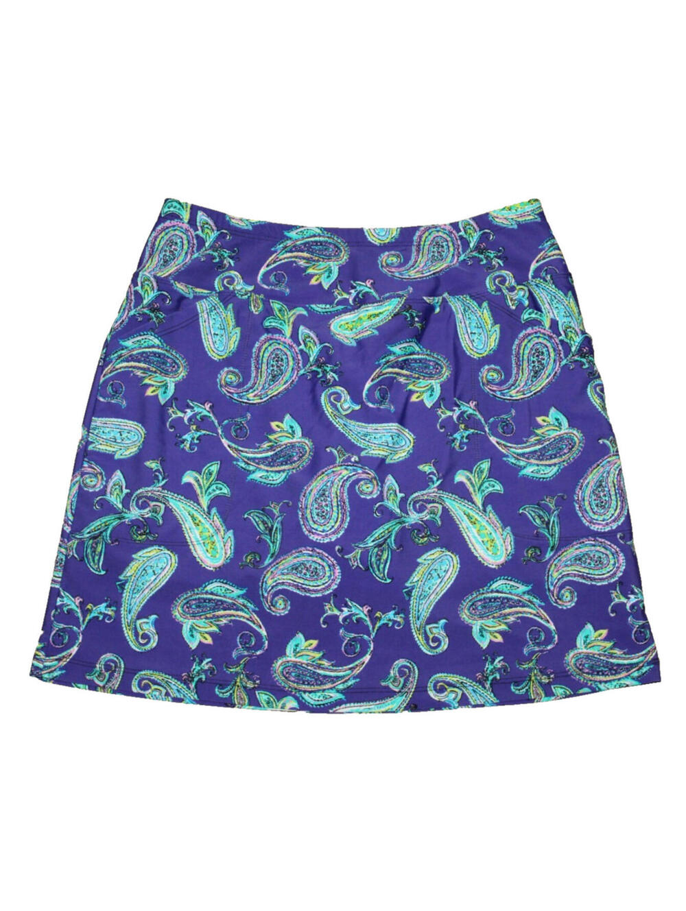 NEW B SKINZ GOLF 17" SKORT WOMEN MEDIUM PERFORMANCE STRETCH Multicolor NWOT